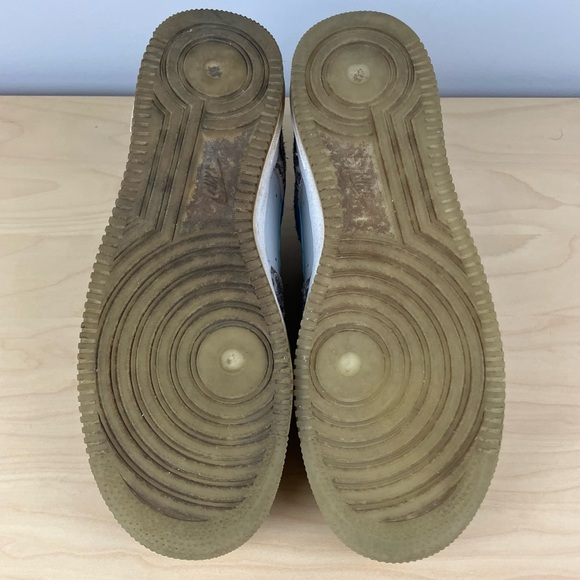 Nike Men’s Size 9.5 Air Force 1 Low PRM Snow Leopard Shoes Beaters - Read! - Picture 9 of 12